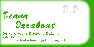 diana darabont business card